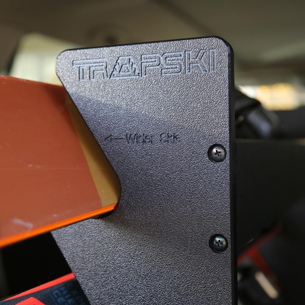 TRAPSKI Ski Rack Tower with Security Strap - SUV/Van Ski Carrier Organizer | Heavy-Duty HDPE Plastic Ski Holder for SUVs, Minivans, Crossovers & Hatchbacks | Made in USA | Perfect for Winter Sports & Road Trips