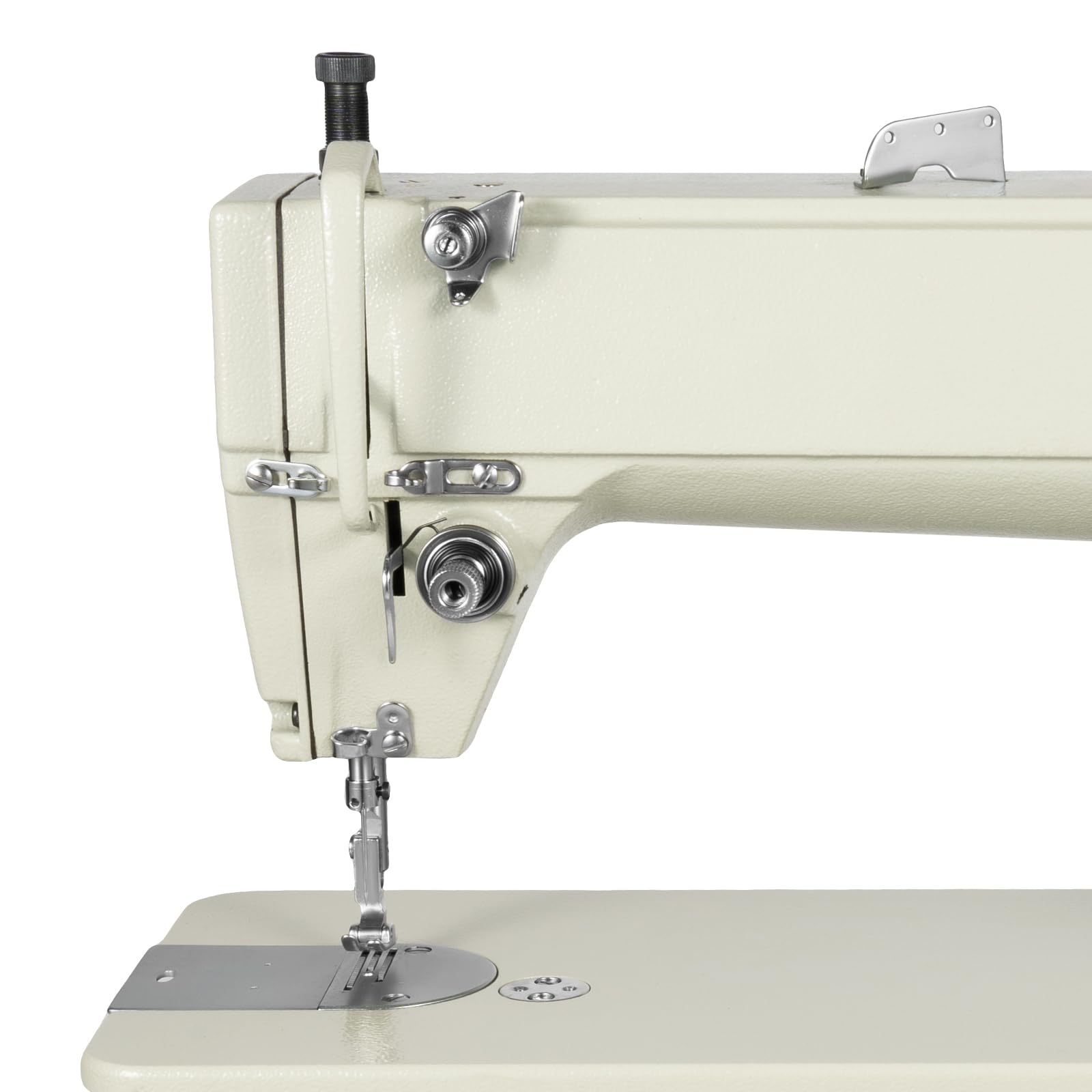 Heavy Duty Industrial Sewing Machine for Leather, Canvas & Thick Fabrics - High Speed Commercial Straight Stitch Flatbed Sewing Machine | Perfect for Upholstery, Bag Making & Apparel Manufacturing