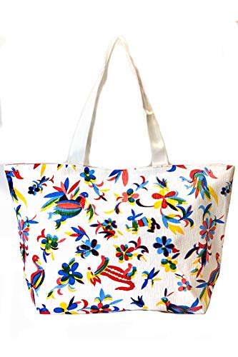 Pleather Otomi/White