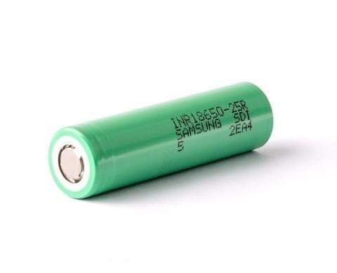 Samsung 25R 18650 Rechargeable Battery - 2500mAh 20A High Power Lithium Ion Battery for Flashlights, Vape Mods, Power Tools & DIY Electronics - 2 Pack