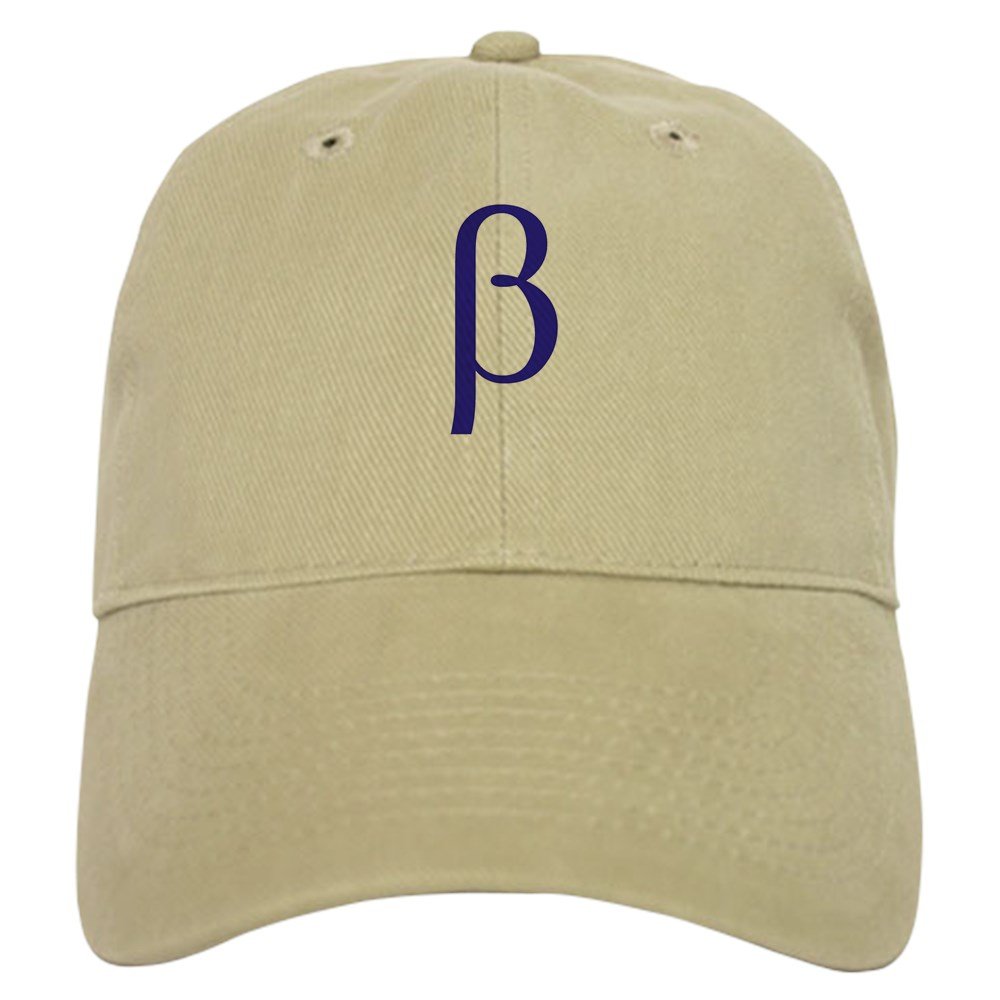 Blue Beta Adjustable Baseball Cap for Men & Women - Casual Outdoor Wear
