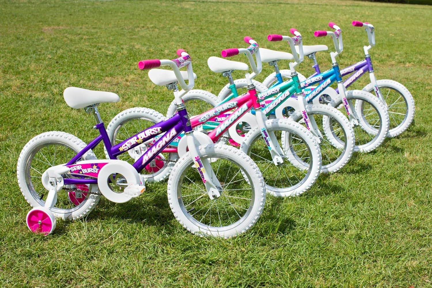 Dynacraft Star Burst Kids Bike - 16 Inch Children's Bicycle for Boys & Girls, Outdoor Riding, Exercise & Play | Perfect Birthday Gift & Backyard Fun for Active Kids