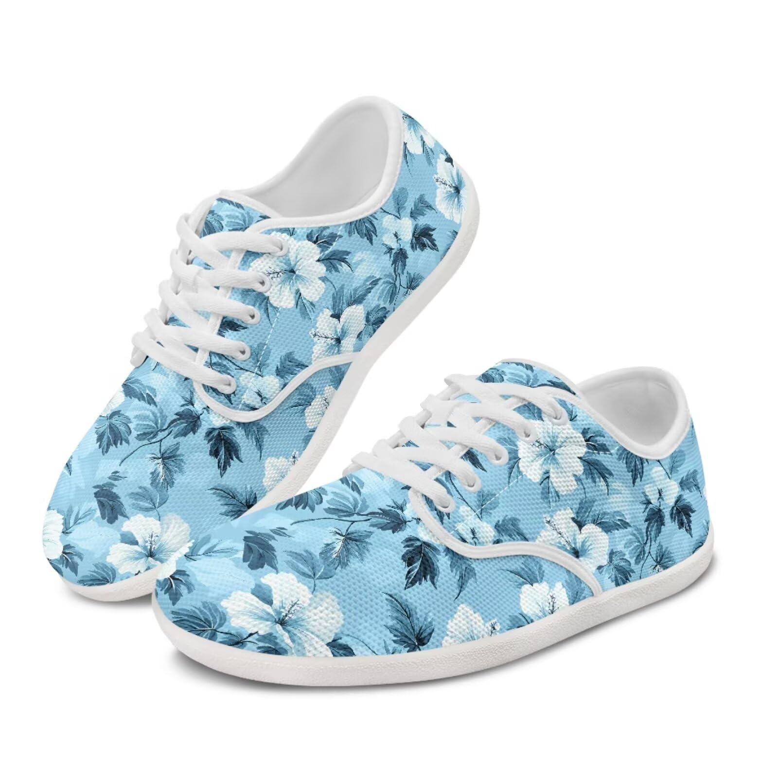 Coloranimal Women's Barefoot Running Shoes - Lightweight Lace-Up Sneakers for Walking, Travel & Outdoor Activities - Wide Toe Box Athletic Shoes for Natural Movement & Comfort