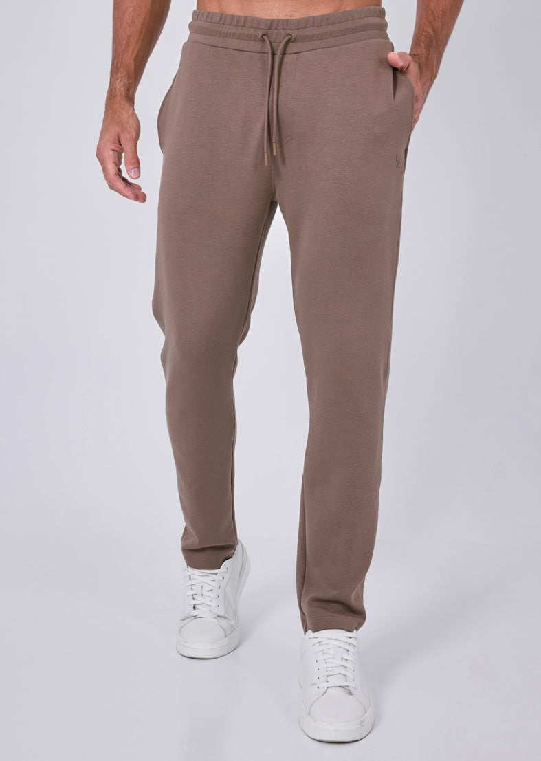 **Men's Comfortable Straight Leg Lounge Pants in Walnut Brown - Perfect for Relaxing at Home, Lounging & Casual Wear**