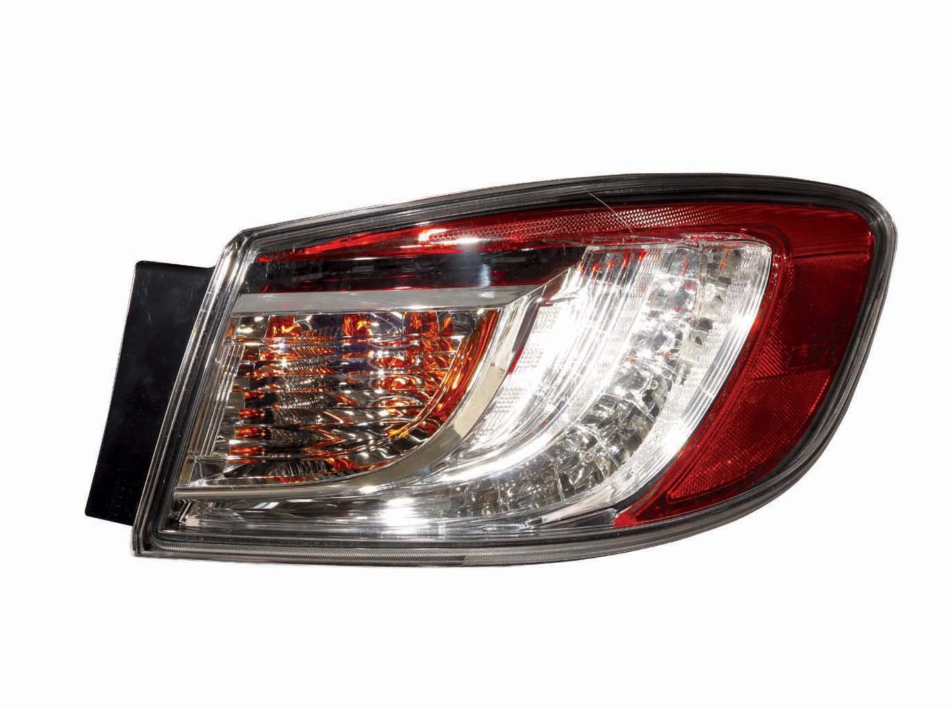 LED Tail Light Lamp for Mazda 3 Sedan 2010-2012 Right Passenger Side - Replacement Car Accessories for Enhanced Night Visibility & Style Upgrade