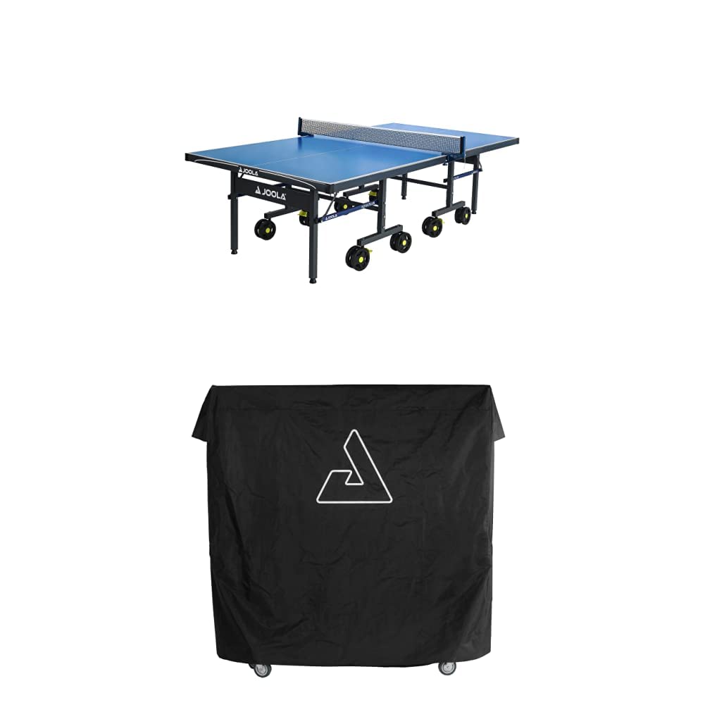 JOOLA Nova Pro Plus Indoor Outdoor Table Tennis Table with Waterproof Cover – Heavy-Duty Professional Ping Pong Table for Backyard, Garage & Game Room | Weatherproof Protection for All Seasons