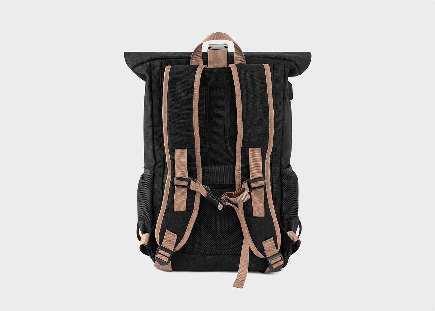 Eco-Friendly Vegan Hemp Backpack for Women & Men - Lightweight Durable Travel Daypack (Black) - Perfect for College, Hiking, Work & Daily Commute