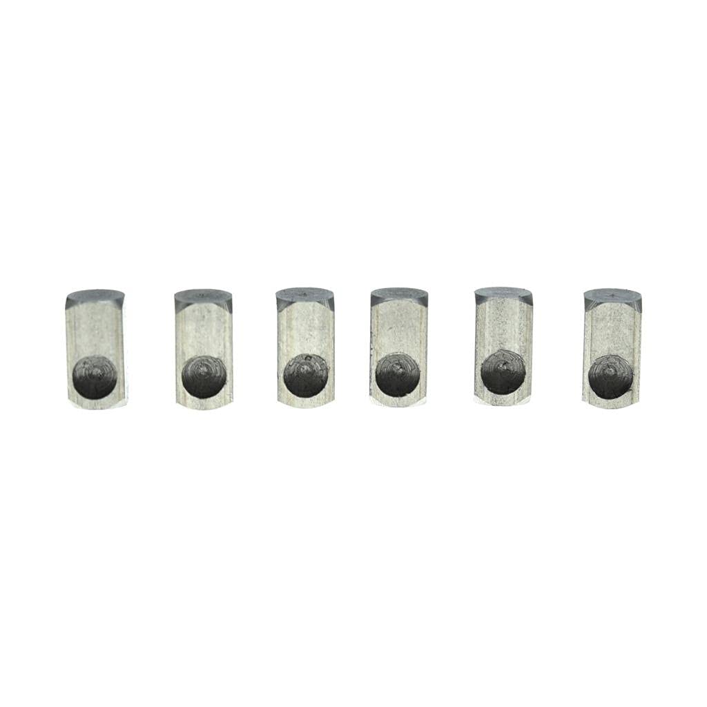 KAISH Set of 6 Stainless Steel Tremolo Bridge String Lock Insert Blocks for Floyd Rose Guitar Bridges - Perfect for Guitar Maintenance & Hardware Upgrades