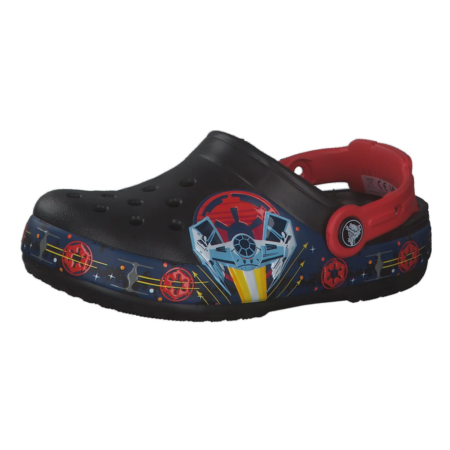 Crocs Unisex Kids' Star Wars Light Up Clogs - LED Light Up Shoes for Boys & Girls | Perfect for Playtime, Parties & Nighttime Safety
