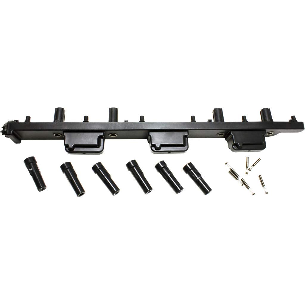 Jeep Grand Cherokee Ignition Coil 2000-2004 - Blade Plug Terminal 12V Coil Pack Replacement Part - Perfect for Engine Performance & Tune-Up