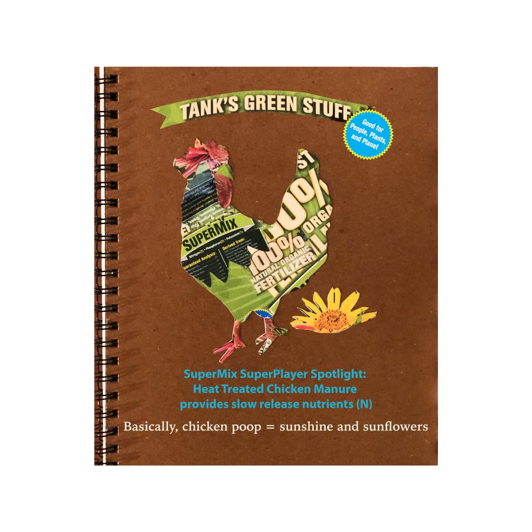 Tank's Green Stuff 100% Organic SuperMix Fertilizer 10 lb - Premium Plant Food for Vegetables, Flowers & Lawns | Ideal for Indoor Potted Plants, Outdoor Gardens & Hydroponics