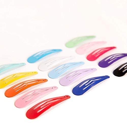 Fashion Hair Clips for Girls - 10 Pack Non-Slip Metal Bow Barrettes for Toddlers & Kids (2 Inch, Multiple Colors) - Perfect for School, Parties & Daily Hair Styling