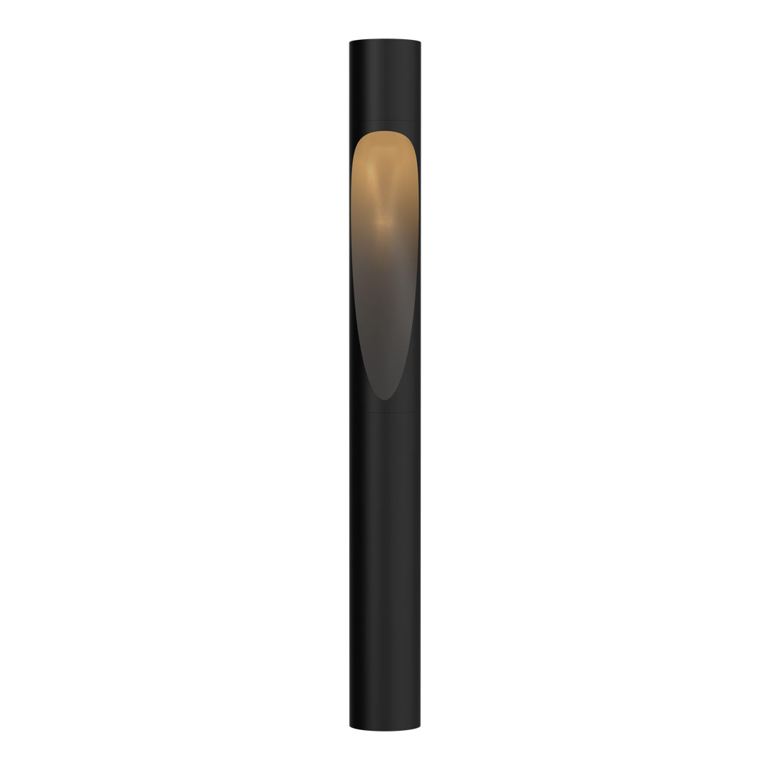 Flindt Outdoor Garden Bollard Light - Durable Solar Powered LED Landscape Lighting for Pathways, Driveways, and Yards - Weather-Resistant Decorative Post Light for Home & Commercial Use