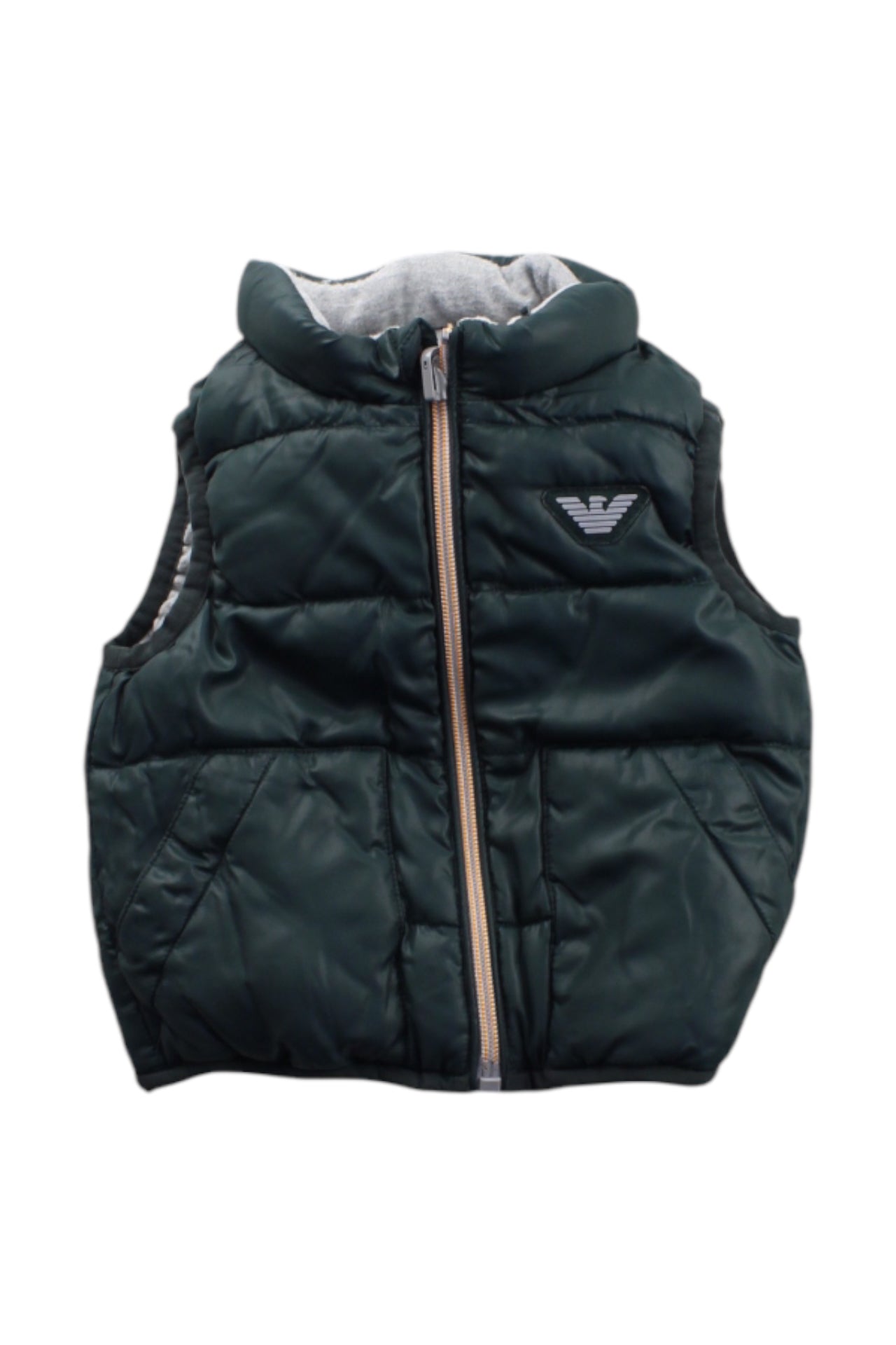 Armani Puffer Vest for Men - Lightweight Winter Jacket with Quilted Design, Size 3-6 Months - Perfect for Outdoor Activities, Travel & Casual Wear