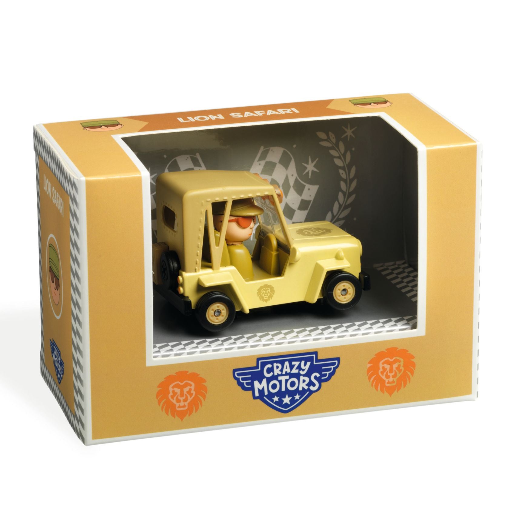 Crazy Motors & Lion Safari - Premium Remote Control Cars for Kids & Adults - High Speed Off-Road RC Trucks - Perfect for Outdoor Play, Backyard Racing & Birthday Gifts