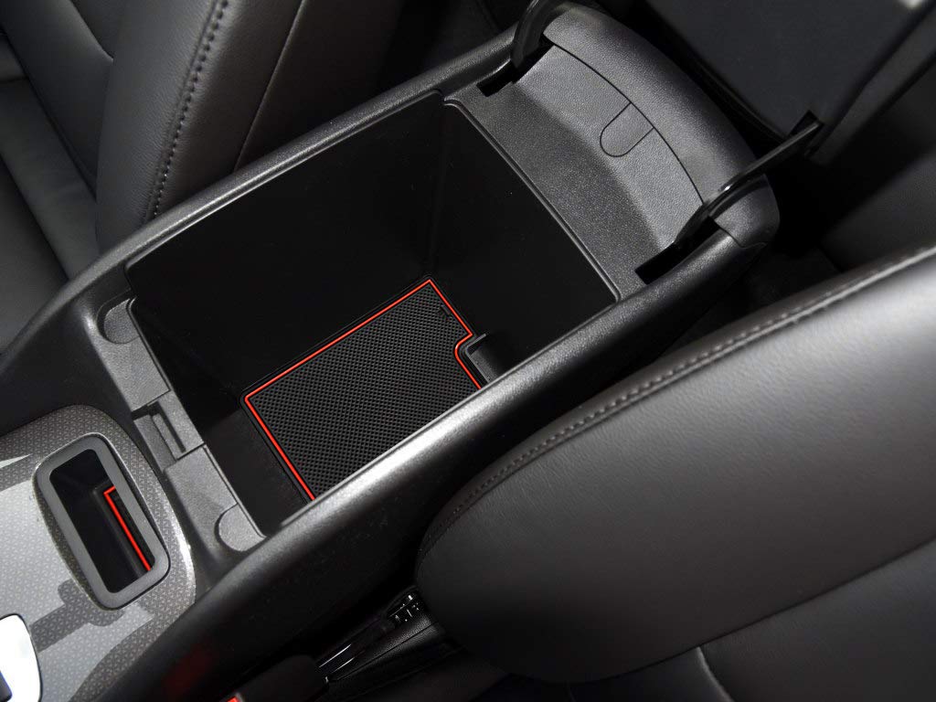Custom Fit Anti Dust Mats & Trims for Chevy Malibu 2017-2025 - 18pcs Door Pocket Liners, Cup Holder Pads & Console Mats Set (Red) - Perfect for Car Interior Protection & Organization