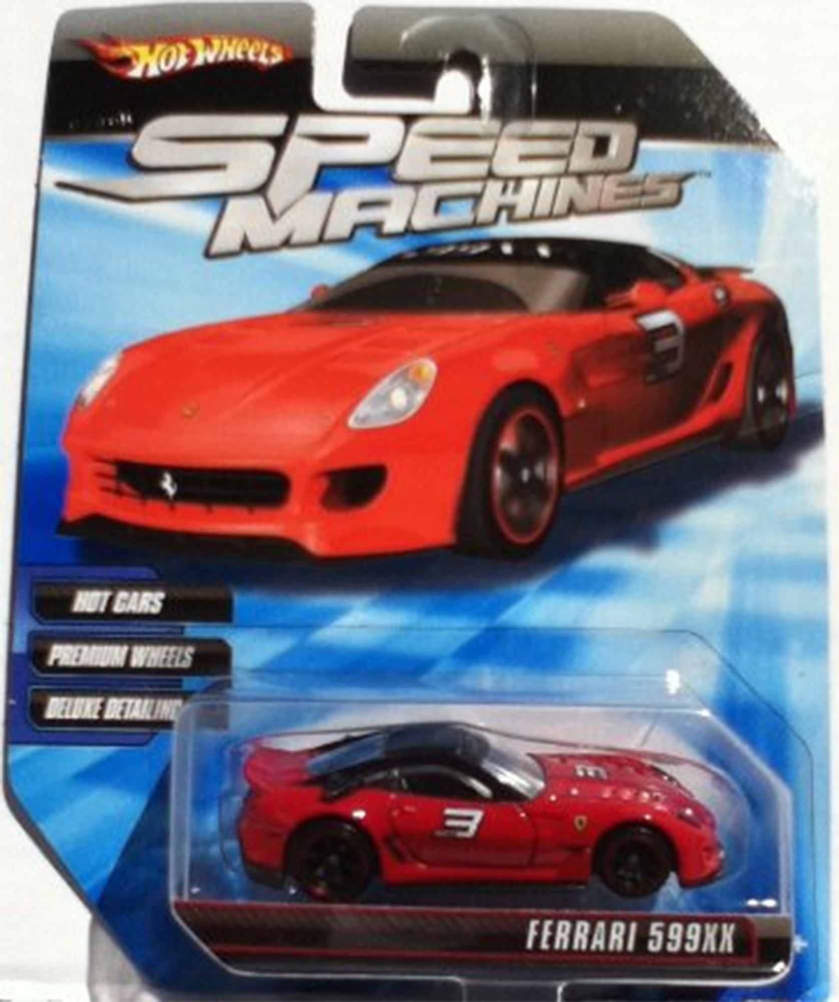 Hot Wheels Ferrari 599XX 1:64 Scale Die Cast Metal Toy Car Model - Red Collectible for Display & Racing Play | Perfect for Car Enthusiasts & Kids' Playrooms