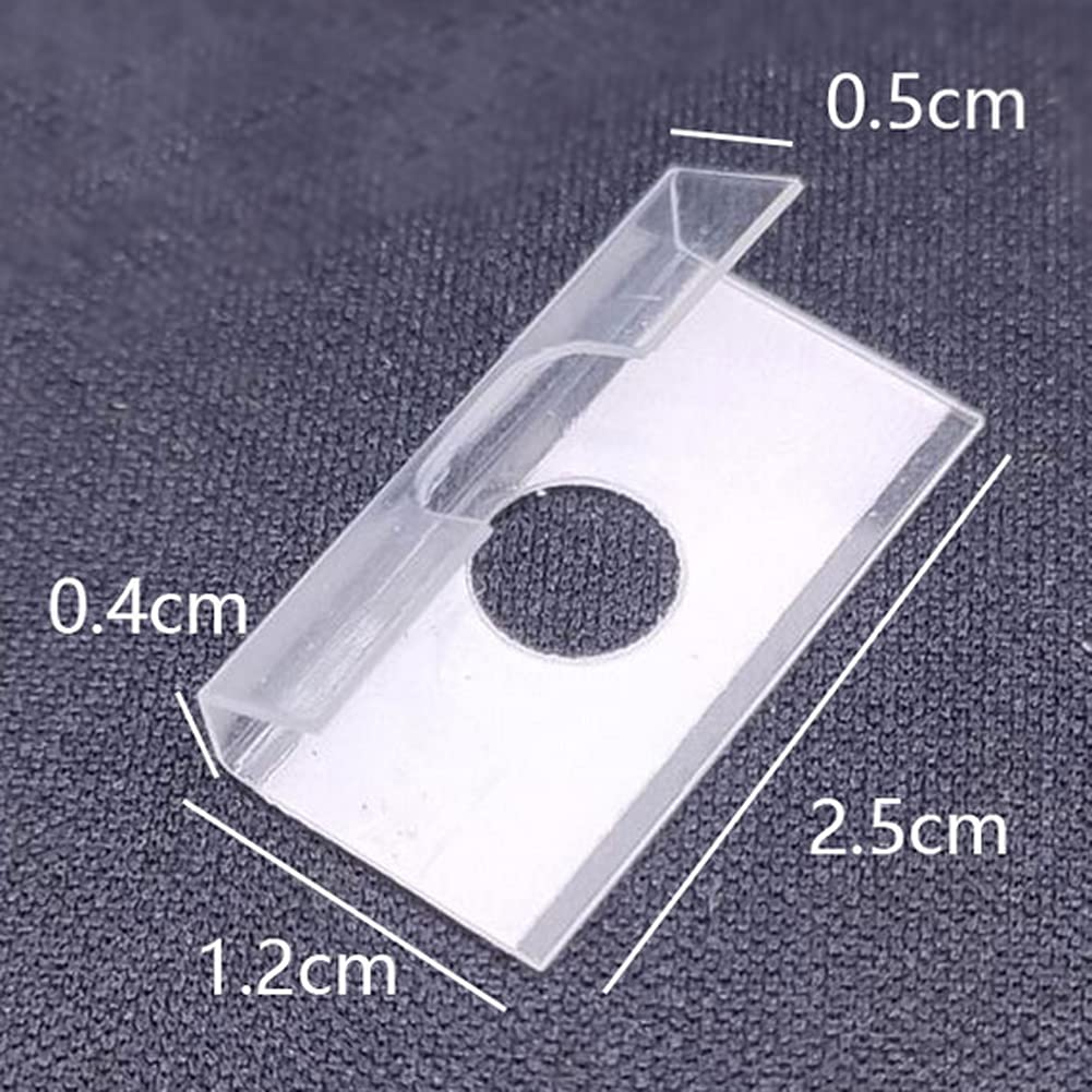 100 Pcs Self-Adhesive Plastic Earring Card Adapters - Jewelry Display Hangers for Earrings & Necklaces - Perfect for Retail Stores, Boutiques, and Craft Shows
