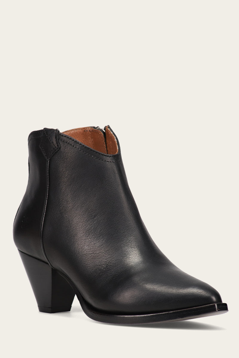 Vintage June Western Shootie Boots - Authentic Pre-Owned Cowgirl Ankle Boots for Women | Perfect for Country Rodeo, Line Dancing & Western Fashion