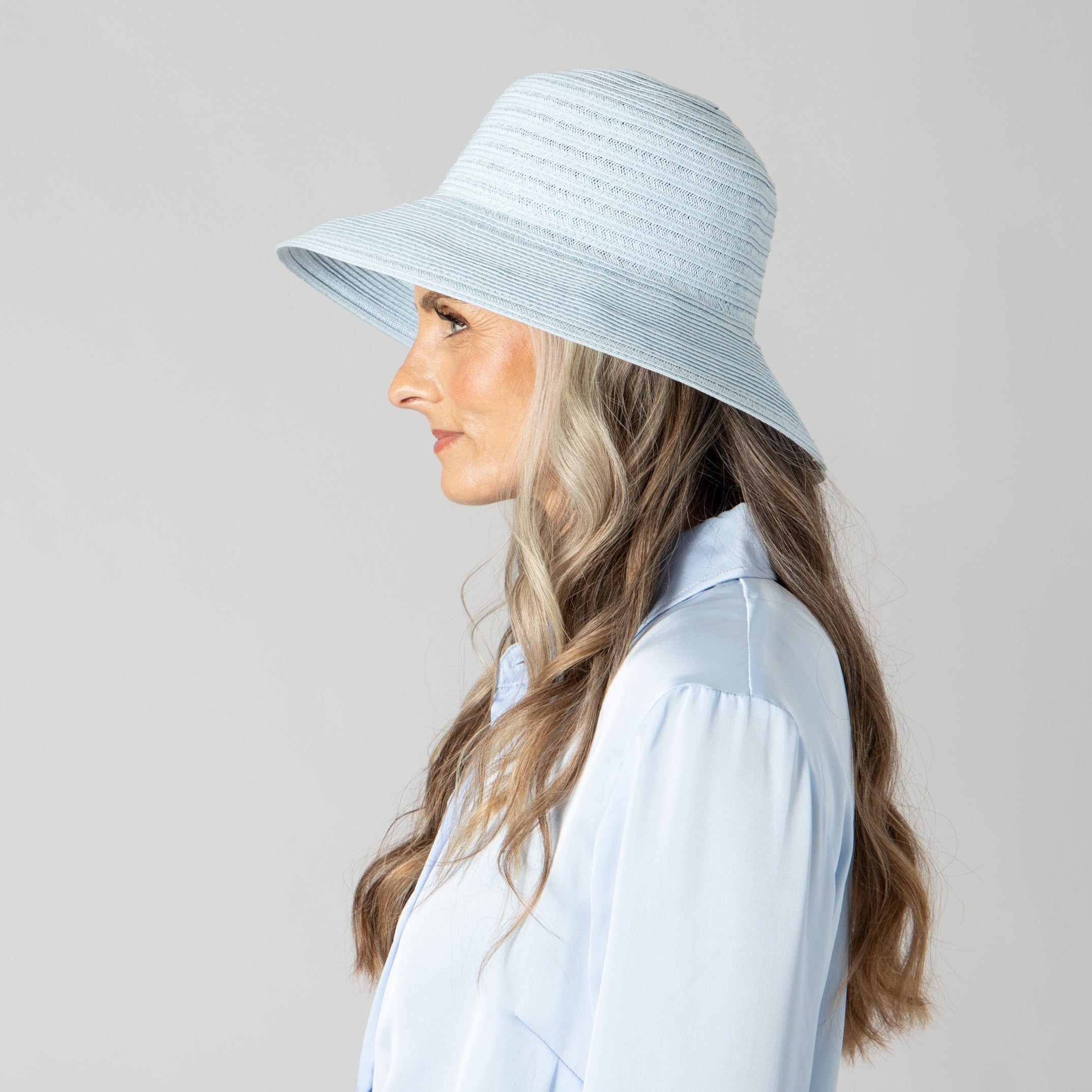 Stylish Women's Adjustable Paper Braid Sun Hat - UPF 50+ Wide Brim Beach Hat for Summer Outdoor Activities, Travel & Gardening