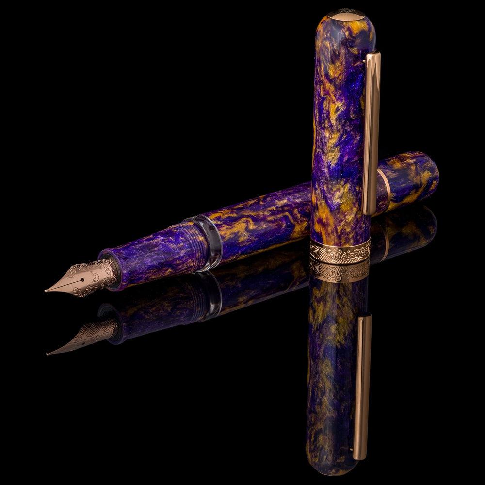 Nahvalur (Narwhal) Tampa Bay Blue Fountain Pen - Limited Edition 2023 - Premium Writing Instrument for Collectors & Professionals - Perfect for Calligraphy, Journaling & Signature Signing