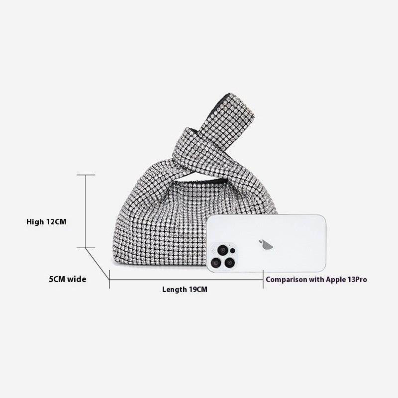 Luxury Diamond Encrusted Portable Dinner Bag - Elegant Insulated Food Carrier for Picnics, Parties & Travel - 773141196365