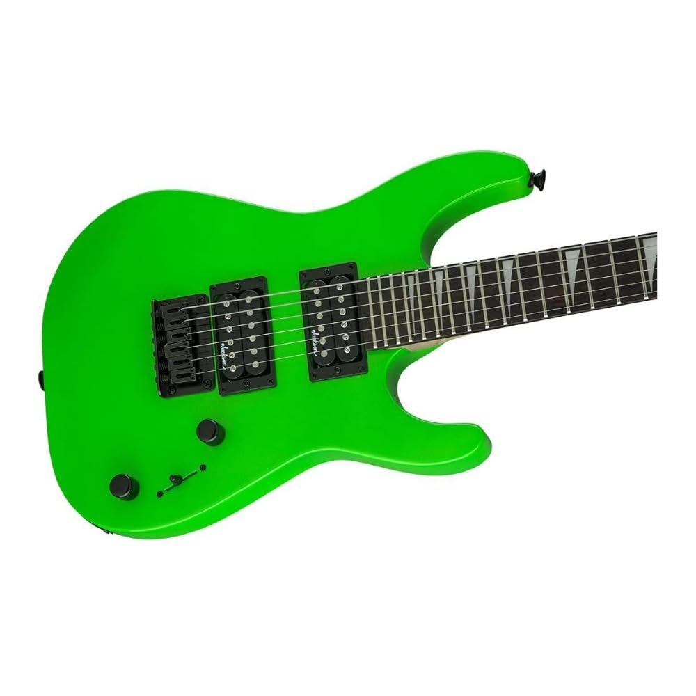 Jackson JS Series Dinky Minion JS1X Electric Guitar - Neon Green with Amaranth Fingerboard | Professional Performance for Rock, Metal & Stage Shows