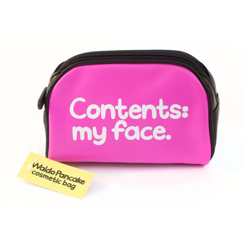 Premium Cosmetic Makeup Bag for Travel & Daily Use - Stylish & Spacious Makeup Case by Waldo Pancake - Perfect for Organizing Brushes, Lipsticks & Beauty Essentials