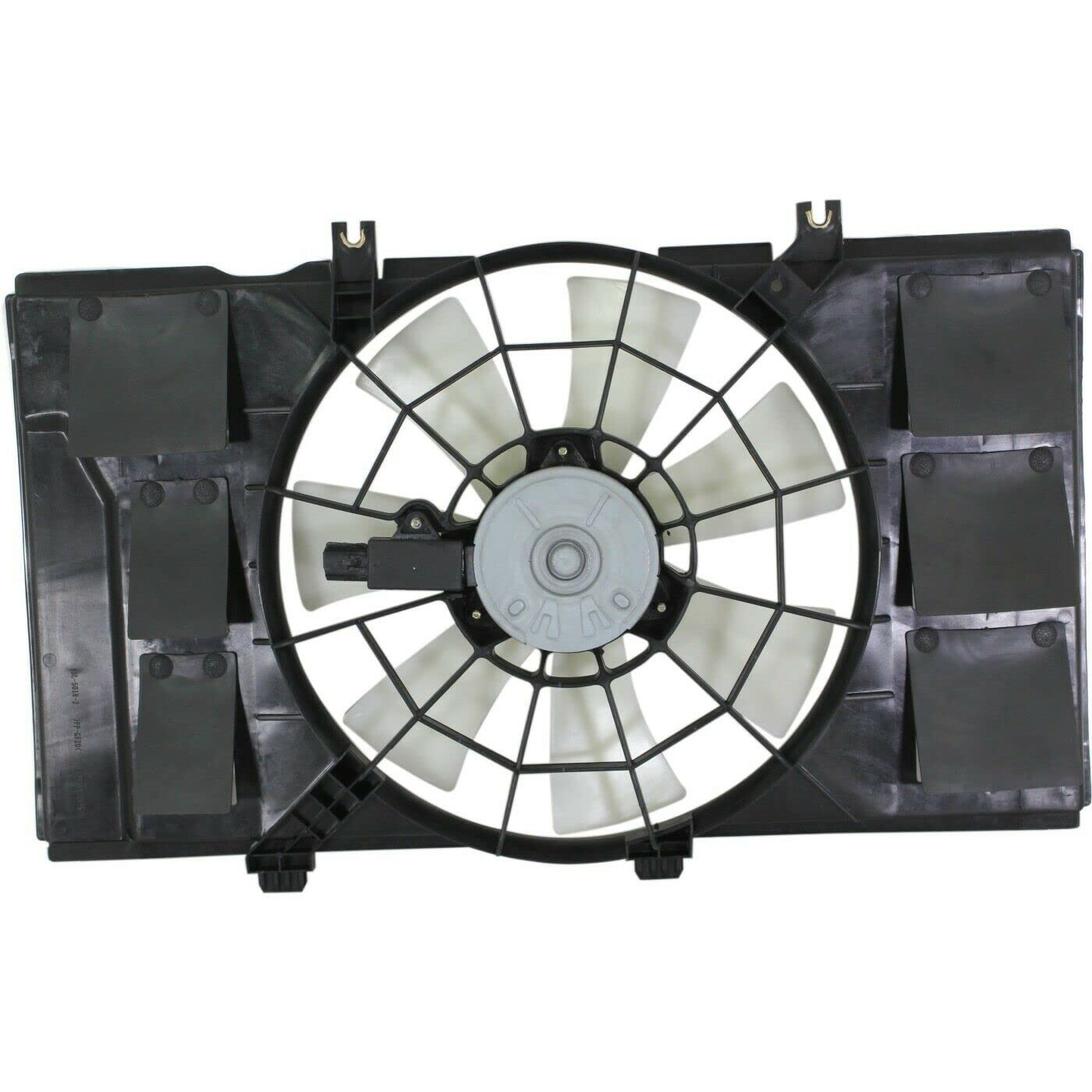 ZZXIA Radiator Cooling Fan Compatible with 16579885 5014579AA PFM CH3115107 - High Performance Replacement for Engine Cooling System - Perfect for Car, Truck & SUV Maintenance
