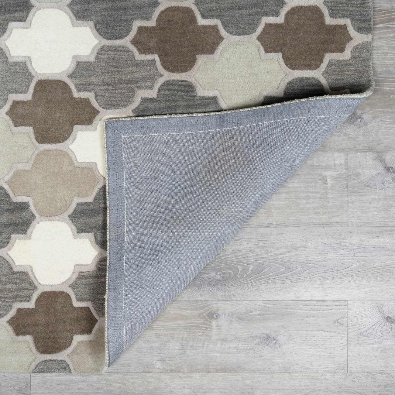 Premium Hauteloom Paron Wool Area Rug - Transitional Brown & Gray - 3'3
