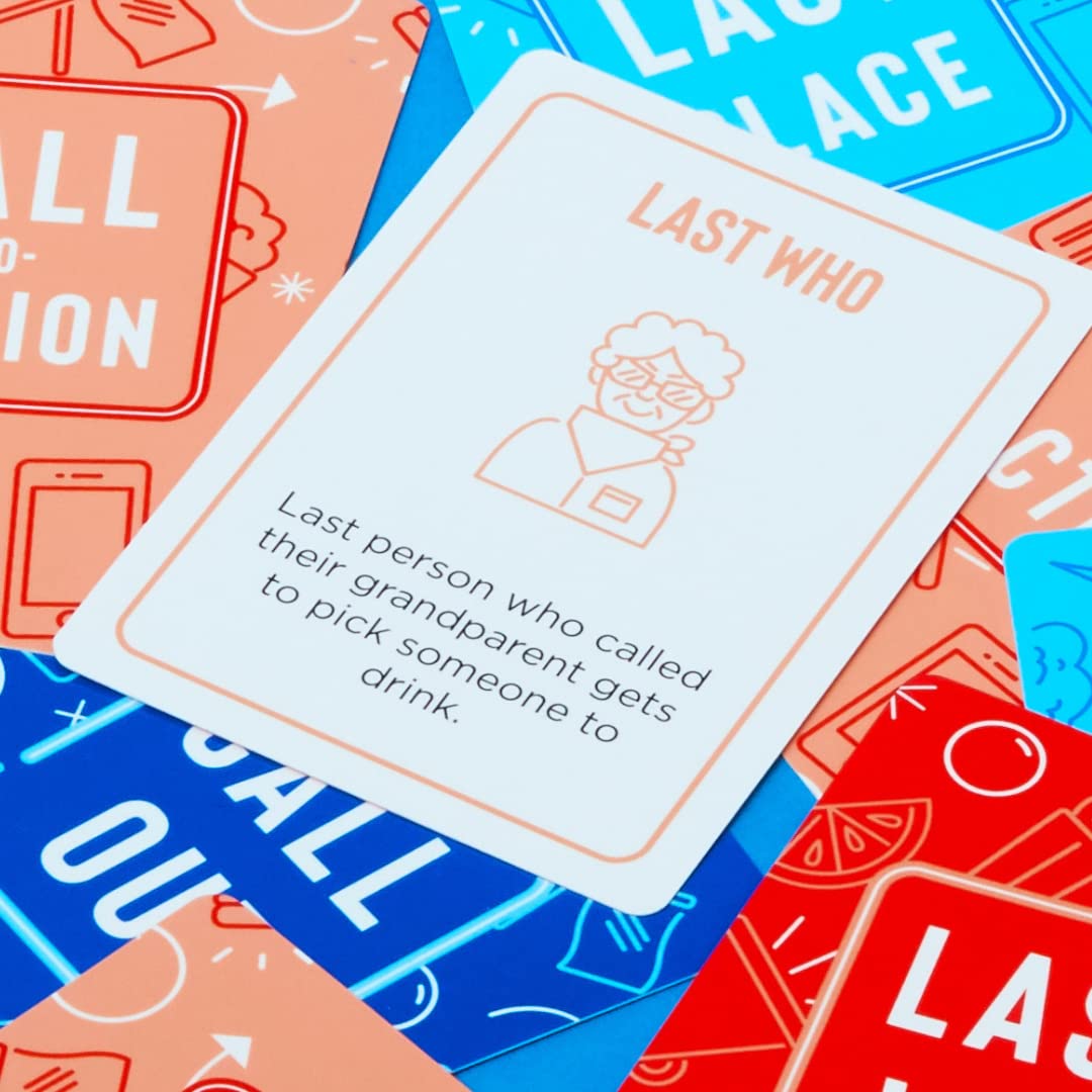 OFF TOPIC Last Call Fun Drinking Game for Adults - Hilarious Party Game Cards for Group Game Nights & Social Gatherings | Perfect for Bachelorette Parties, College Events & Bar Nights