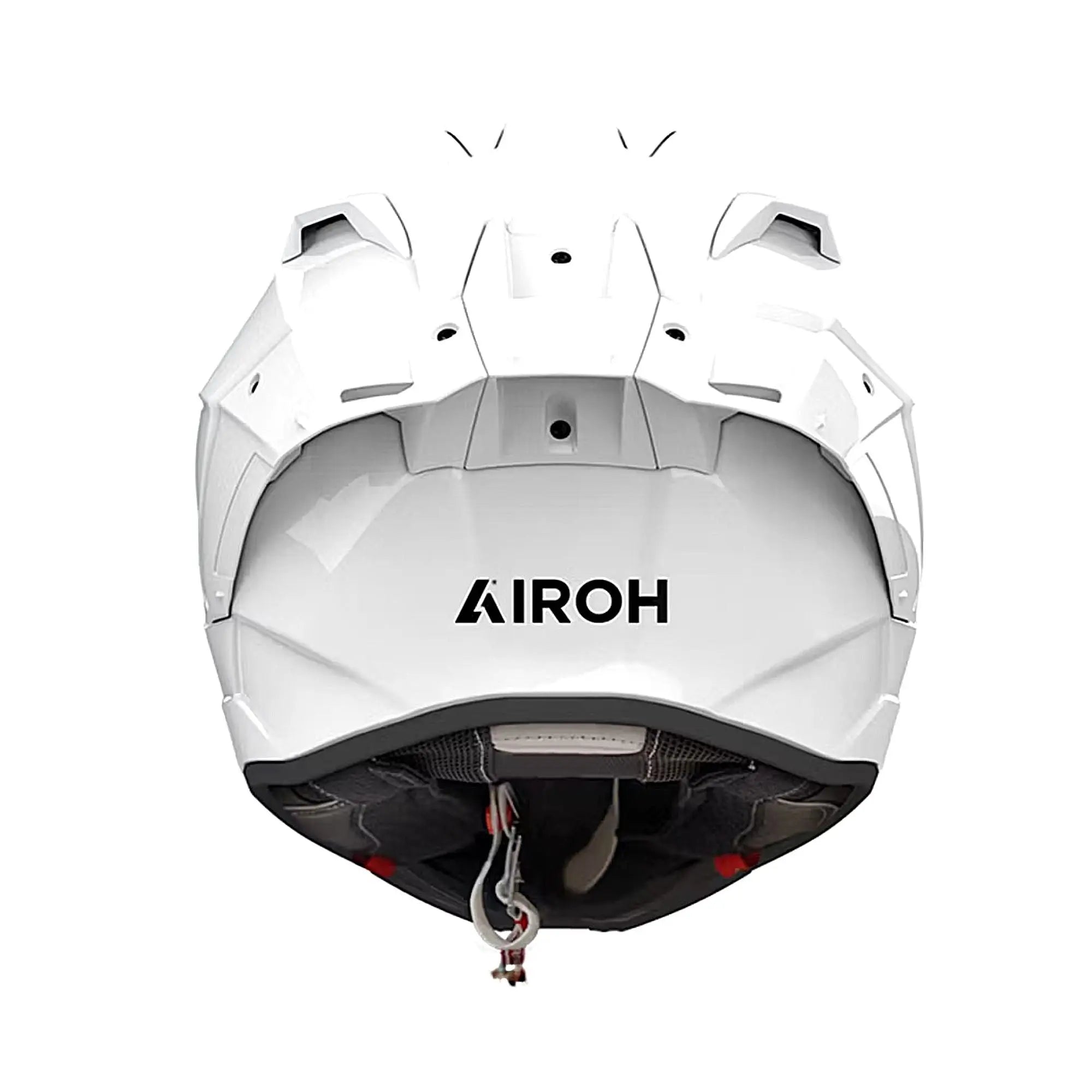 Airoh GP 800 Motorcycle Helmet - Gloss White Full Face Helmet for Racing & Street Riding - DOT & ECE Certified - Lightweight & Aerodynamic Design for Comfort & Safety
