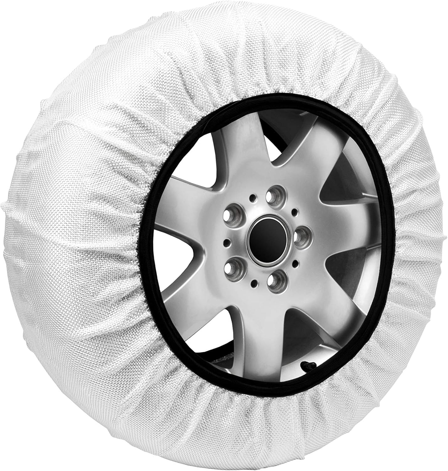 Shark C50054 Super Long Life Snow Socks for Traction - Size 54 - Winter Tire Chains Alternative for Cars & SUVs on Icy Roads