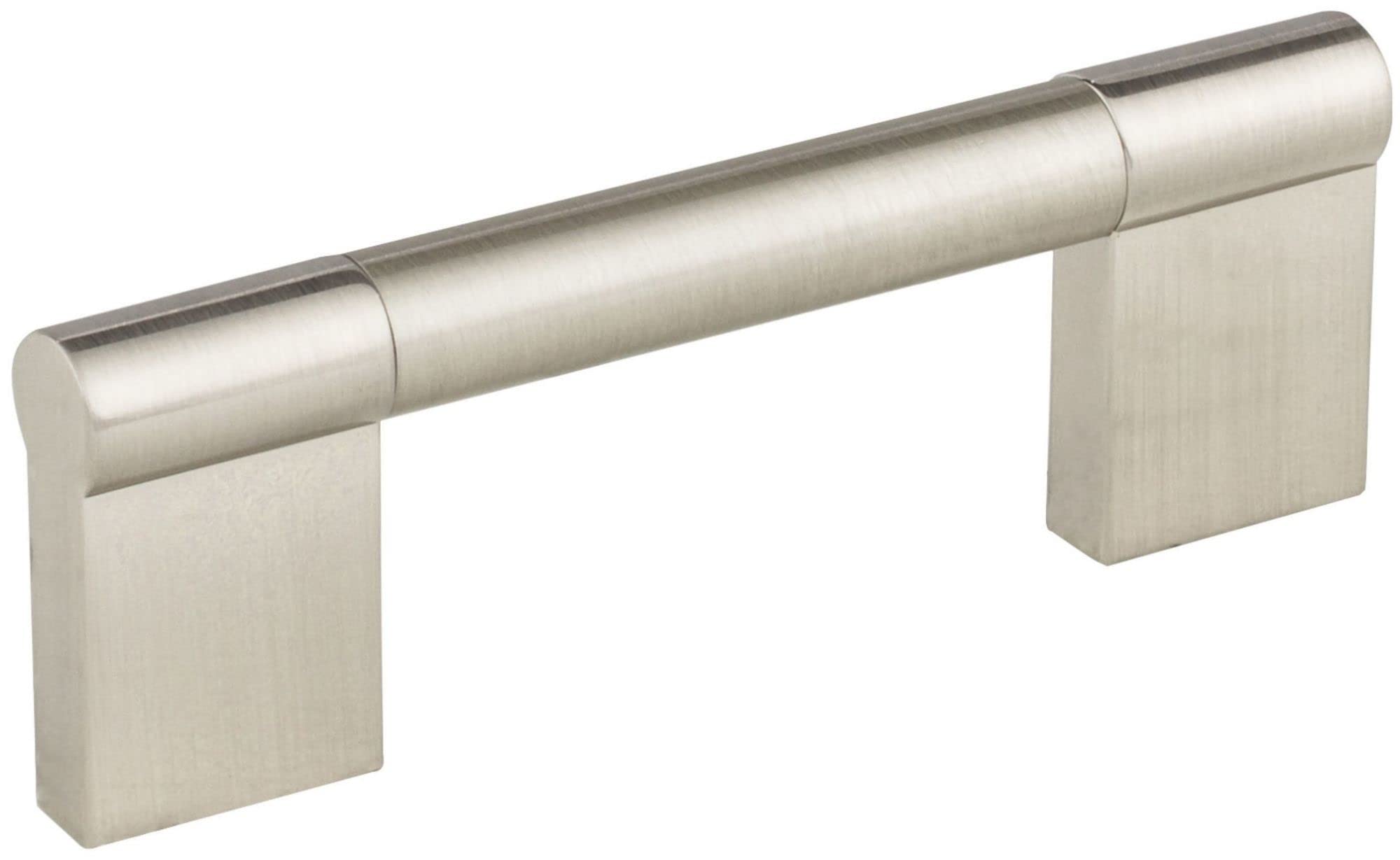 10-Pack 96mm Satin Nickel Cabinet Bar Pulls - Knox Style Drawer Handles for Kitchen, Bathroom & Furniture (Center-to-Center Measurement) - Perfect for Modern Home Renovation & DIY Projects