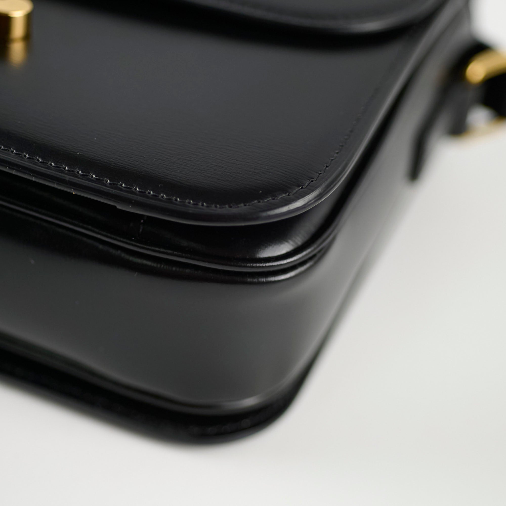 Celine Classique Medium Triomphe Bag Black | Luxury Leather Handbag for Women | Perfect for Work, Evening & Travel