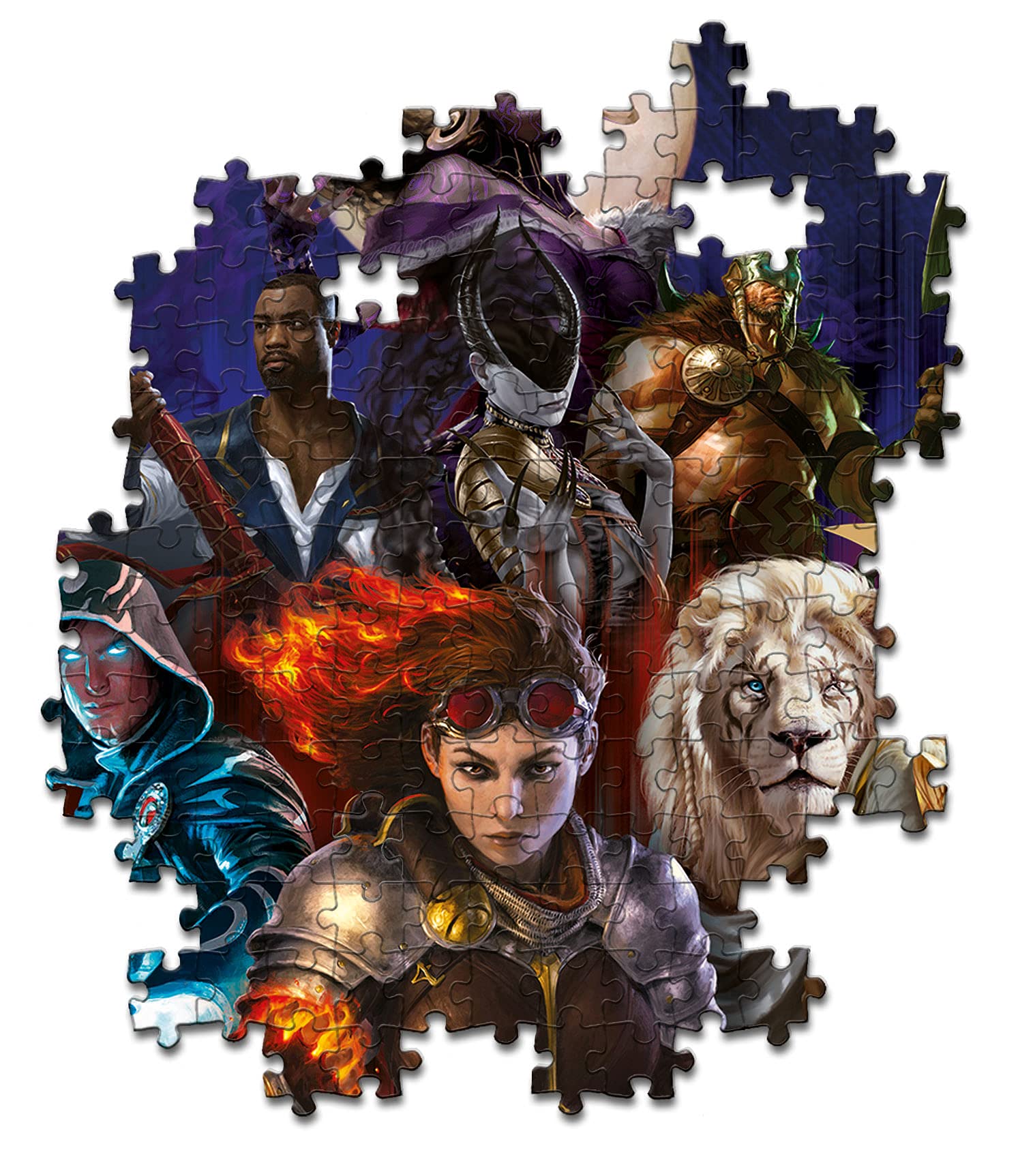 Clementoni 500-Piece Magic The Gathering Jigsaw Puzzle for Adults | Premium Italian-Made Collectible Puzzle | Perfect for Game Lovers & Home Decor