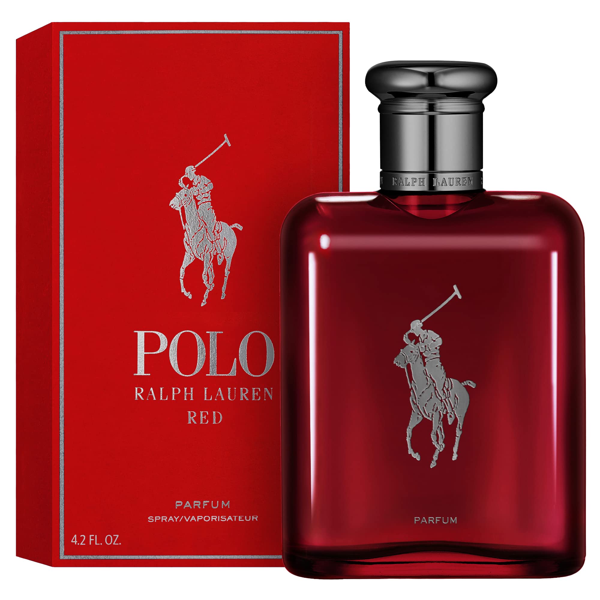 Ralph Lauren Polo Red Men's Cologne - Ambery & Woody Fragrance with Absinthe, Cedarwood & Musk - Intense Long-Lasting Scent for Date Night, Office & Special Occasions