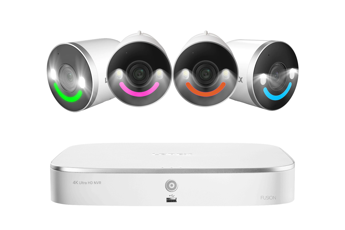 Lorex Fusion 4K 16-Channel Security Camera System (8 Wired + 8 WiFi) with 2TB NVR & 4 Spotlight Cameras - Indoor/Outdoor WiFi 6 Surveillance for Home & Business Protection
