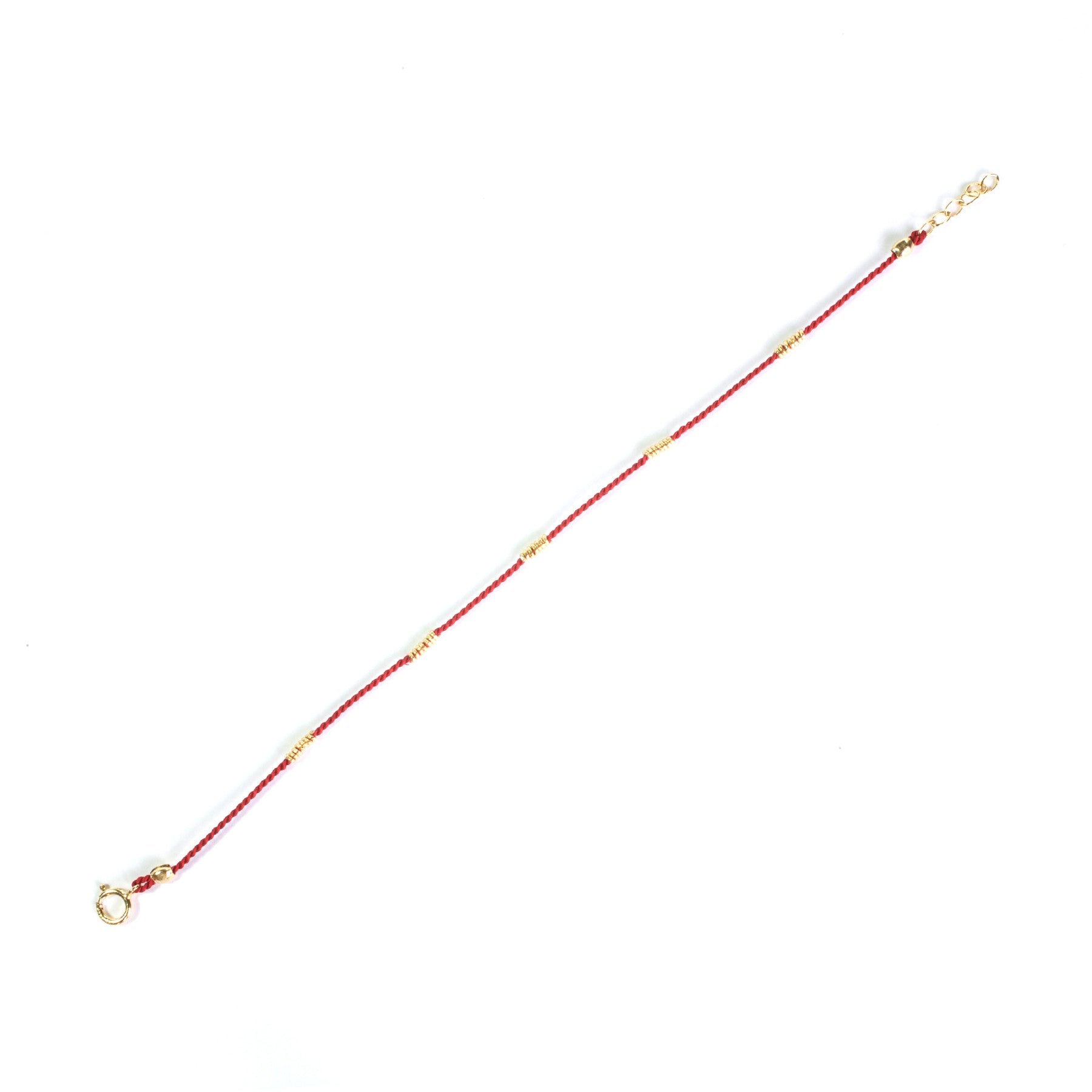 Elegant Wrapped Wire Silk Bracelet for Women - Red & Gold Handmade Fashion Jewelry | Perfect for Parties, Weddings & Daily Wear