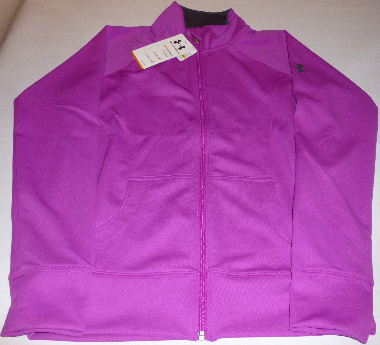 Under Armour Women's Woven Craze Fitness Jacket - Cerise Color, Size Small (10) - Lightweight Workout Top for Running, Gym & Outdoor Activities