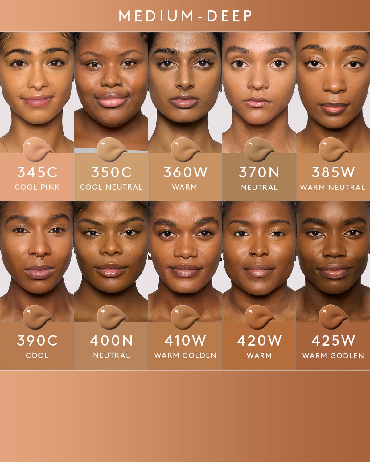We're Even Hydrating Longwear Concealer - 370N Medium Deep | Full Coverage Liquid Concealer for Dark Circles & Blemishes | Perfect for Everyday Makeup & Professional Use