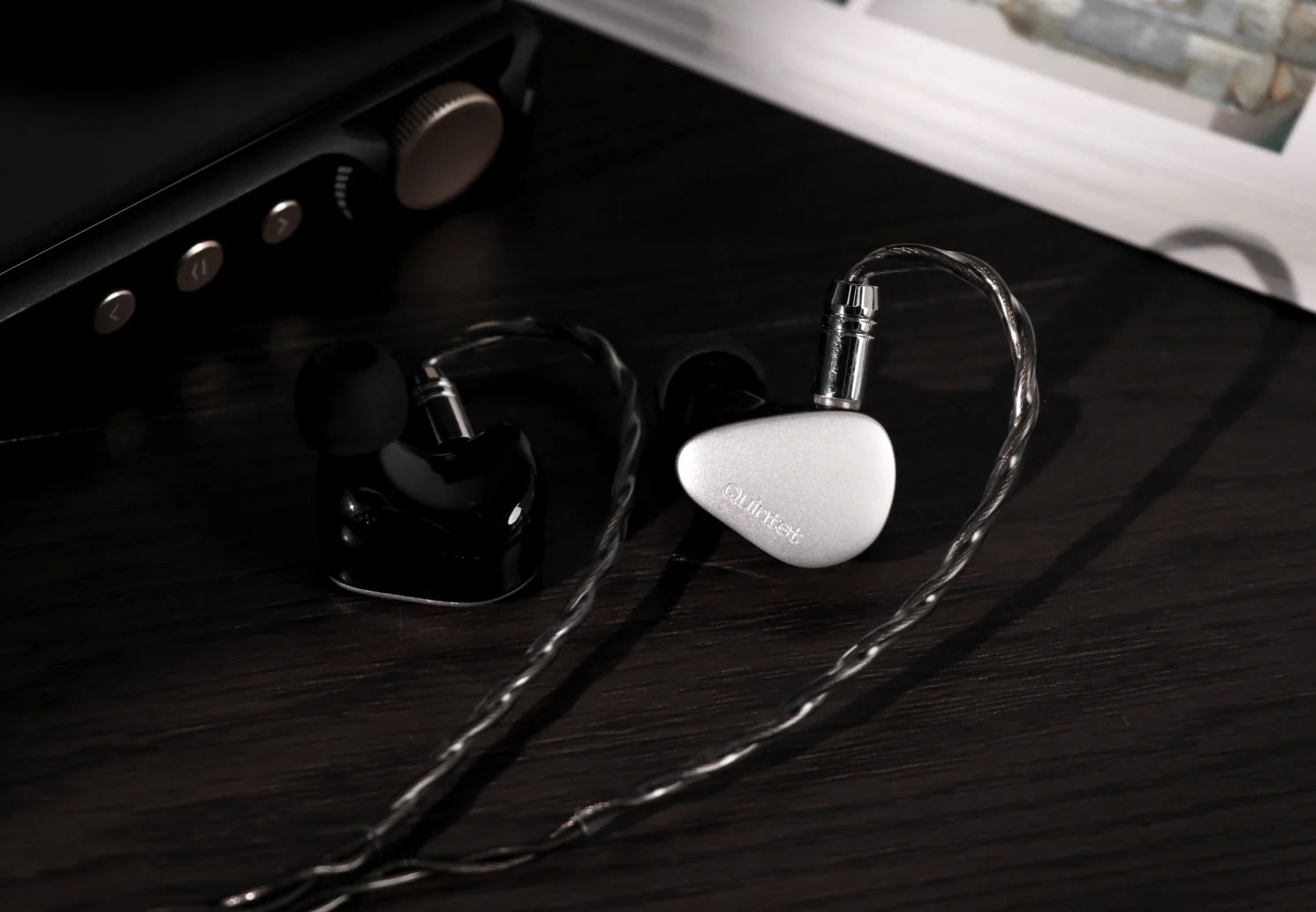 Kiwi Ears Quintet 5 Driver In-Ear Monitors (IEM) - High Resolution Audiophile Earphones for Music Lovers, Studio Recording & Gaming