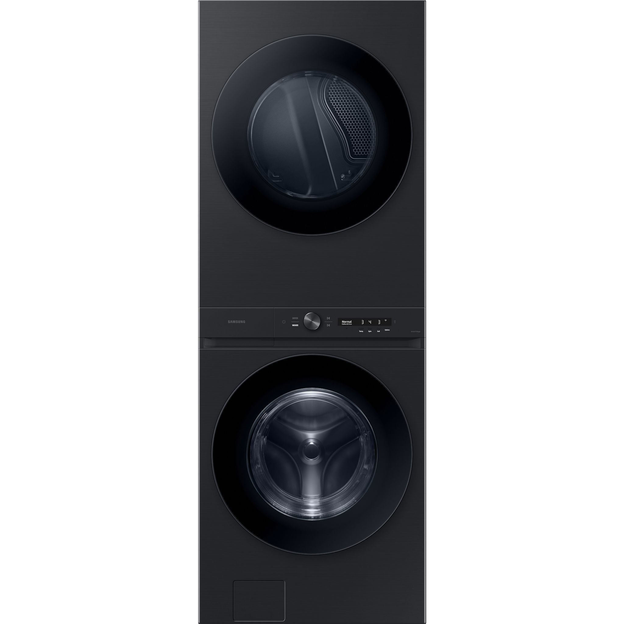 Samsung Laundry Hub (WH46DBH550EVAC) Black Stainless Steel - All-in-One Washer & Dryer Combo for Large Loads | Perfect for Apartments, Small Homes & Laundry Rooms | Energy Efficient & Space Saving