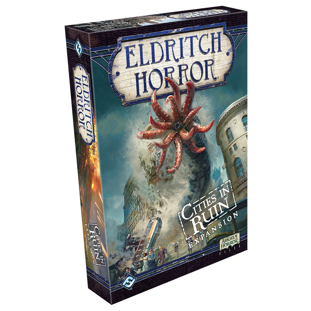 Eldritch Horror: Cities in Ruin Board Game - Lovecraftian Cooperative Adventure for 1-8 Players | Perfect for Game Nights & Horror-Themed Parties