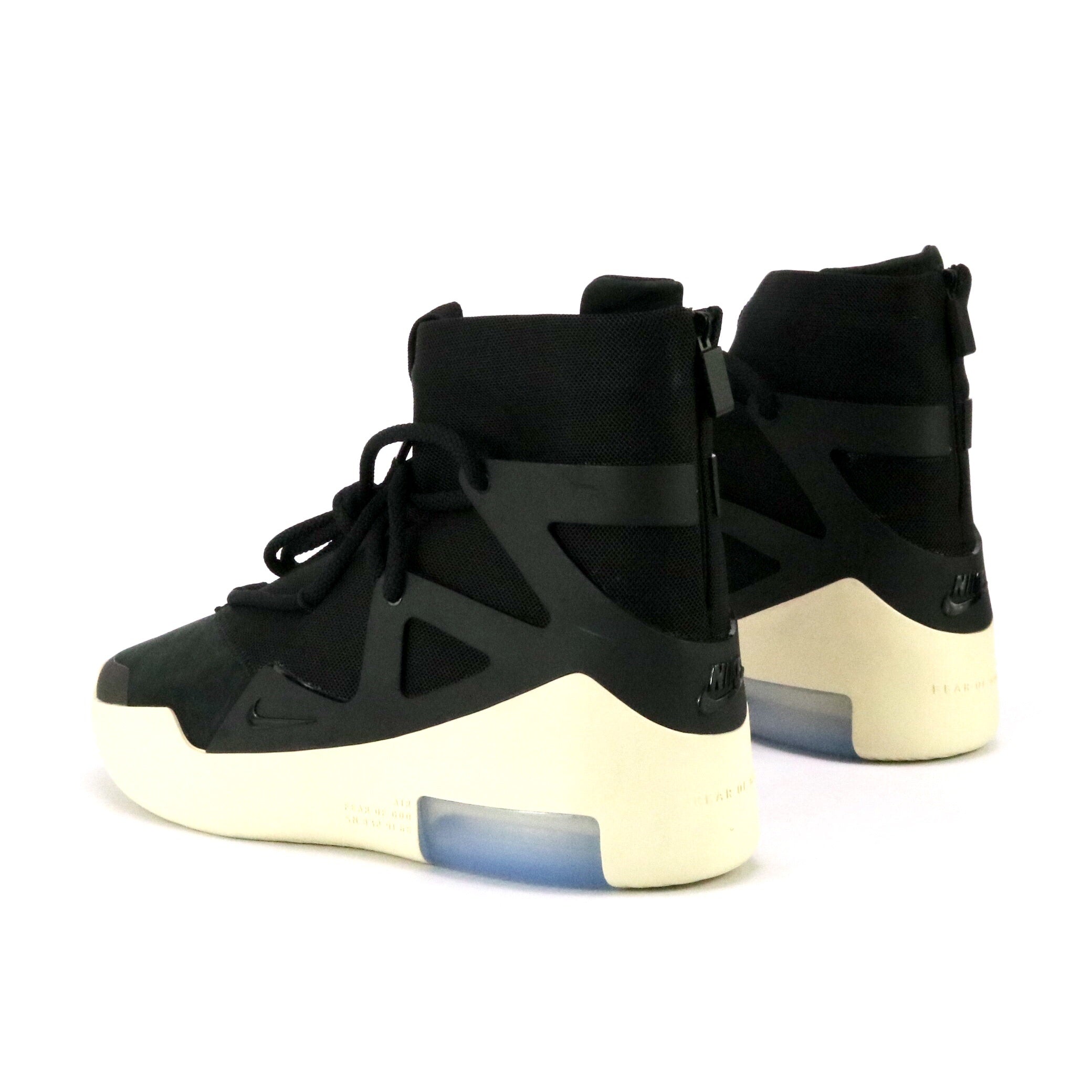 Nike Air Fear of God 1 Black Sail Men's Basketball Shoes - High-Top Sneakers for Streetwear & Athletic Performance | Perfect for Casual Wear, Gym & Urban Fashion
