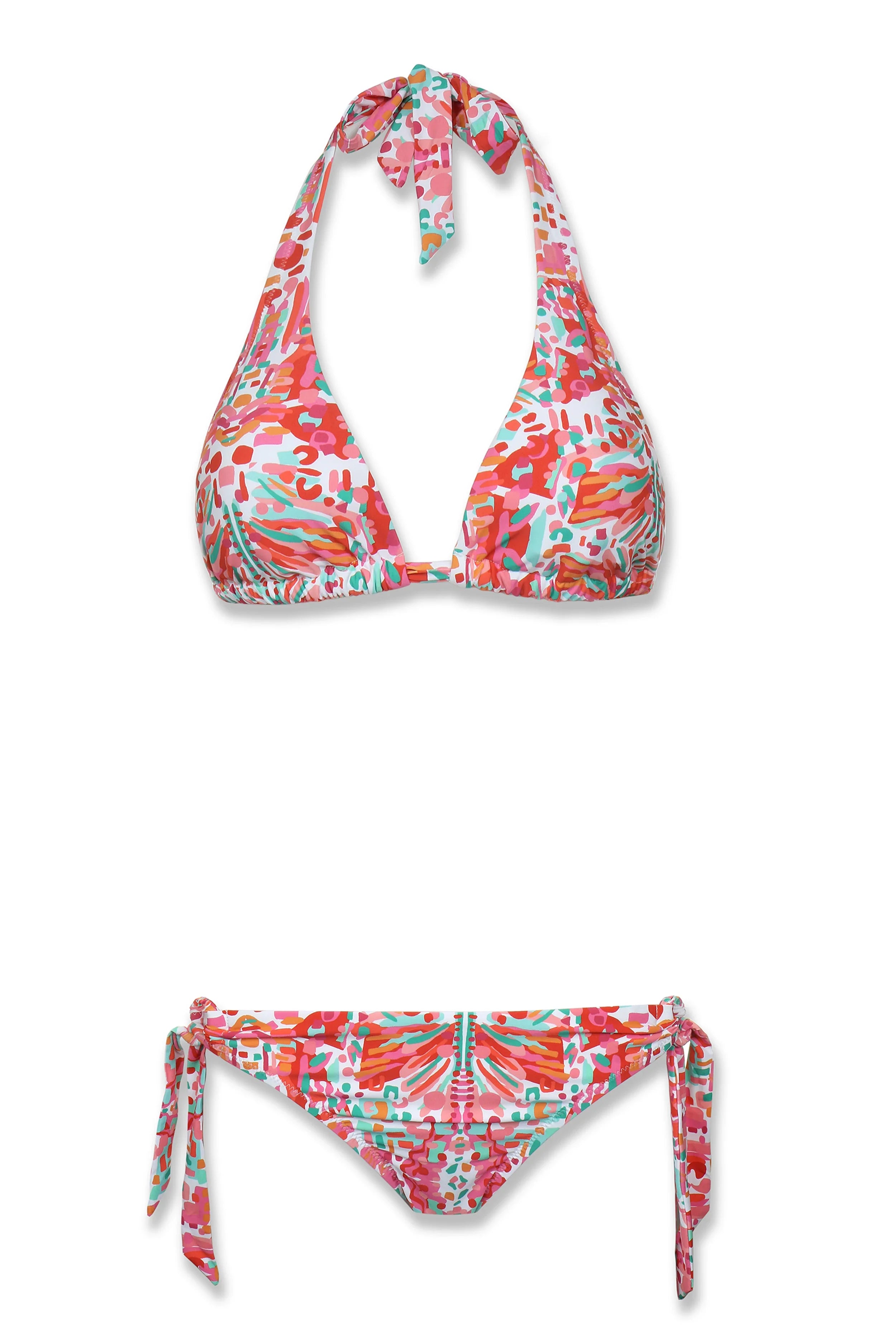 Soft Tie Halter Bra - Comfortable Adjustable Bralette for Women | Jungle De Rio | Perfect for Yoga, Beach, and Summer Outfits
