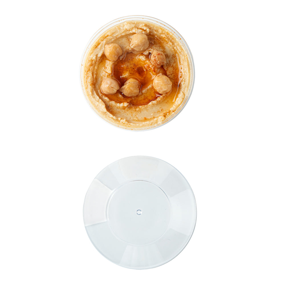 4 oz Round Clear Plastic Deli Containers with Lids - 3.25