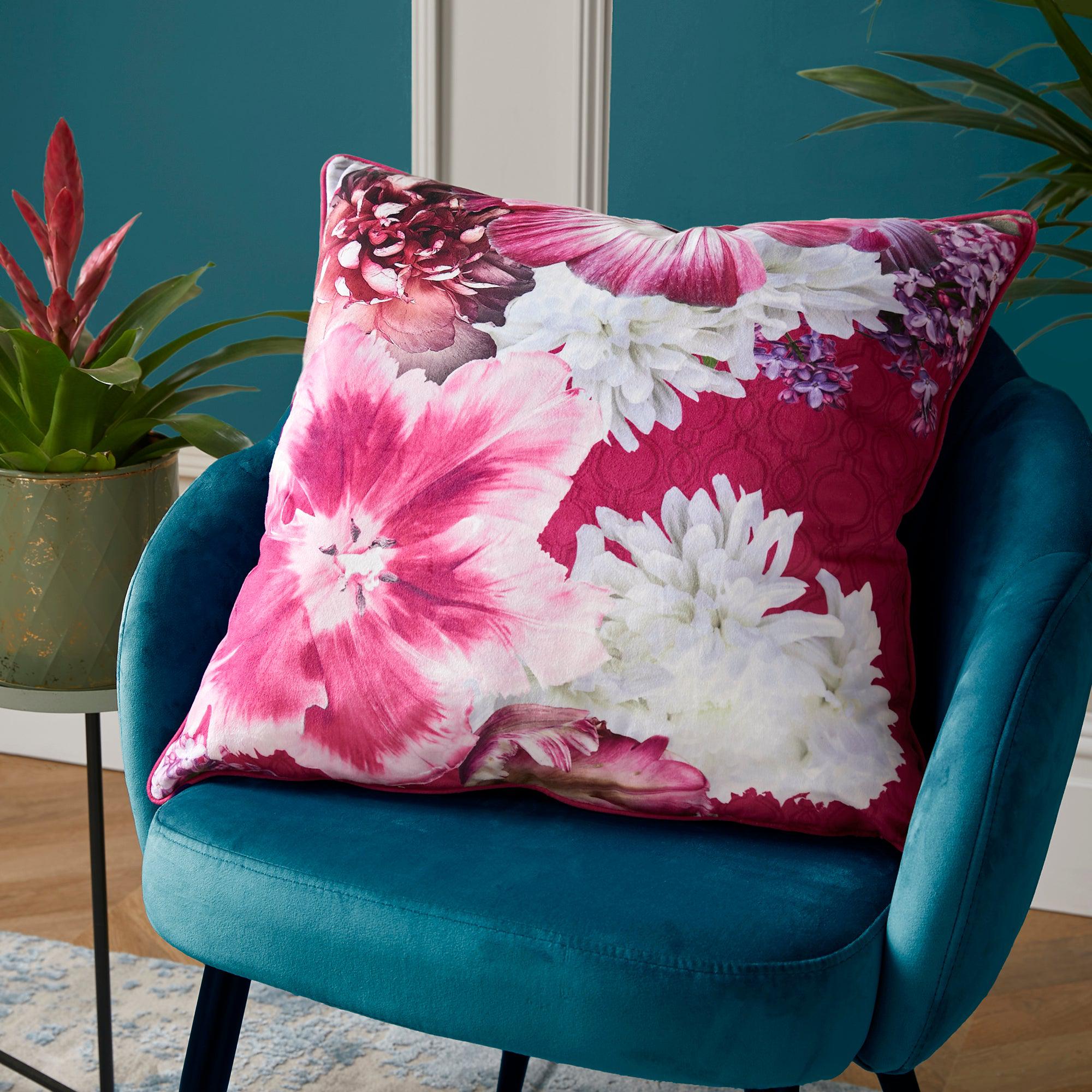 Laurence Llewelyn Bowen Mayfair Lady Pink Decorative Cushion | Luxury Home Decor | Perfect for Living Room, Bedroom & Sofa