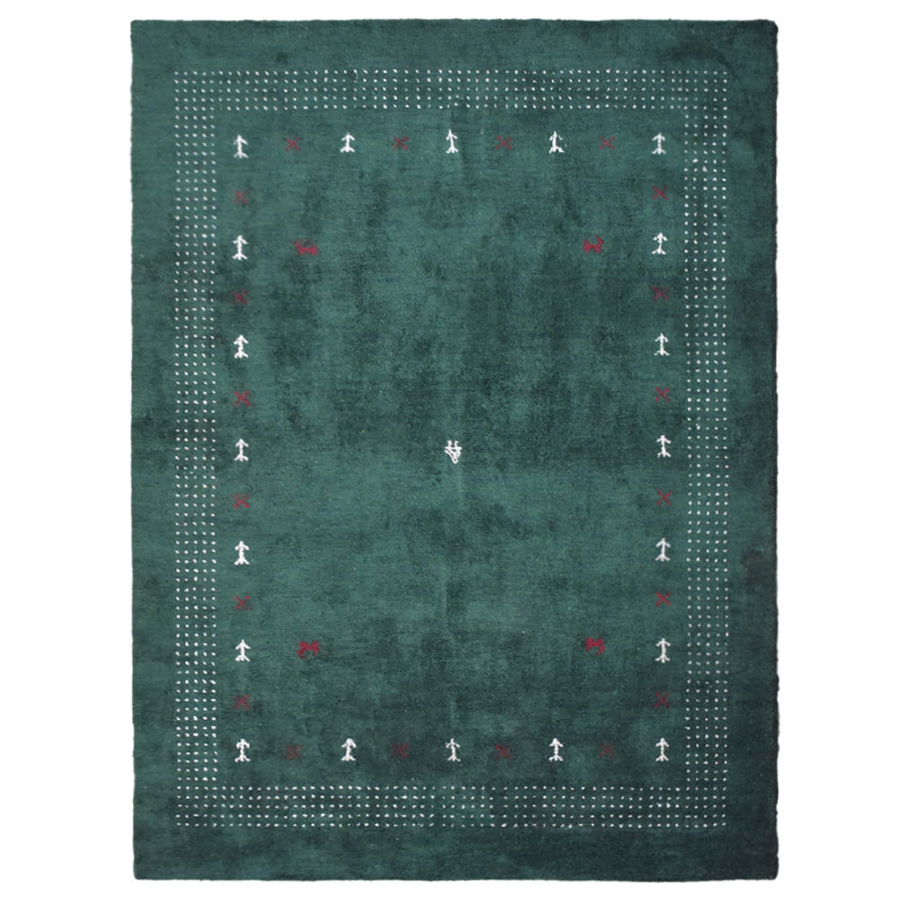 Handmade Dublin Hand Knotted Wool Rug - Traditional Irish Design for Living Room, Bedroom & Office Decor
