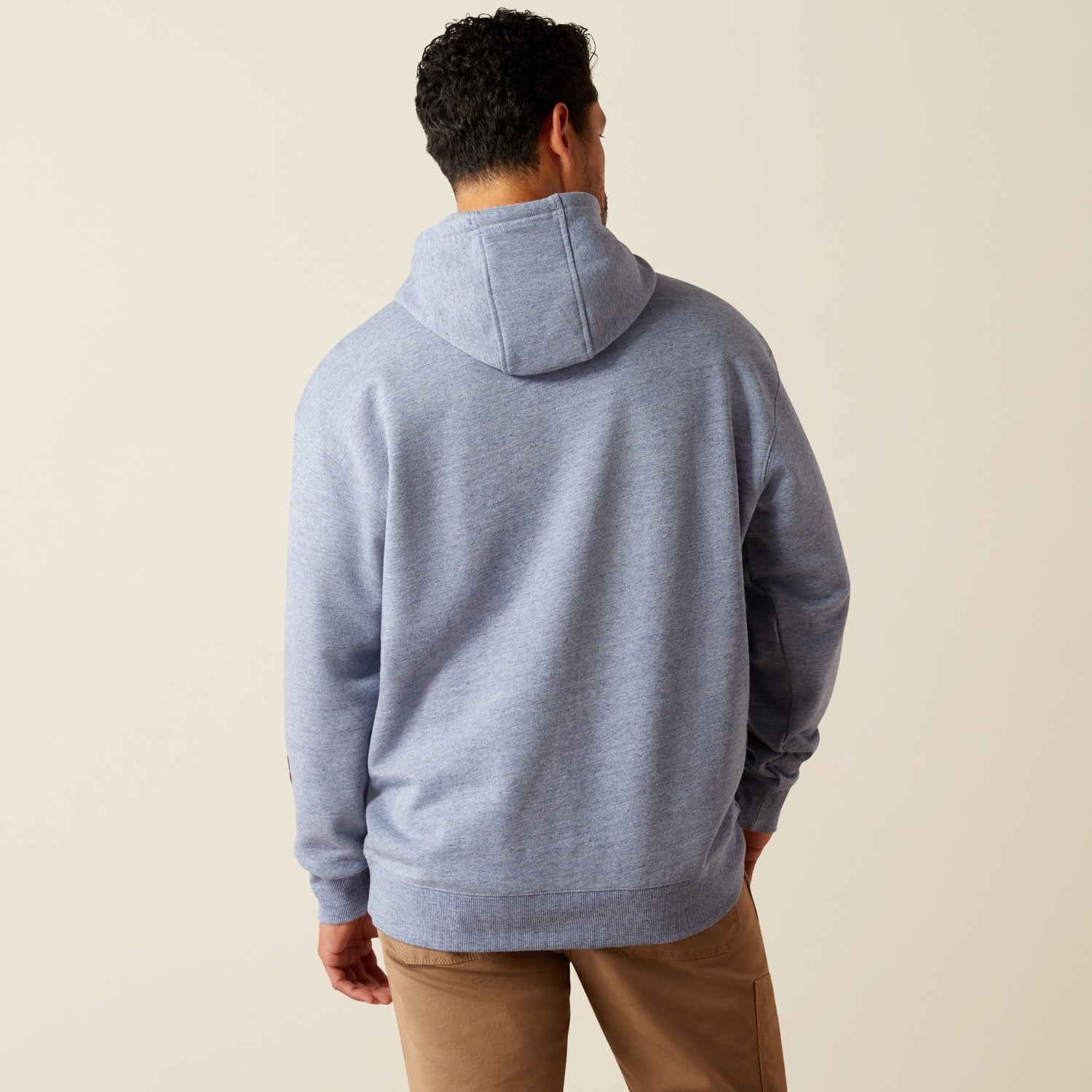 Ariat Rebar Logo Graphic Sleeve Hoodie for Men & Women - Comfortable Pullover Sweatshirt for Casual Wear, Work & Outdoor Activities
